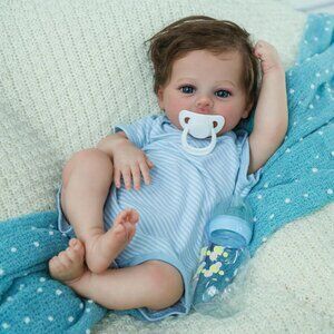 Lifelike Reborn Baby Dolls Boy 18 Inches Newborn Baby Dolls That Look Real